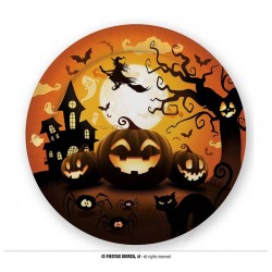 PIATTI CARTA 23cm ZUCCA E STREGA 6pz