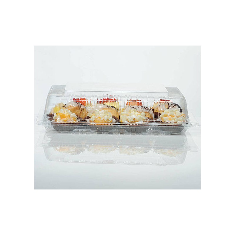 VASCHETTE PET C/COP P2250 220x220x50mm 30pz