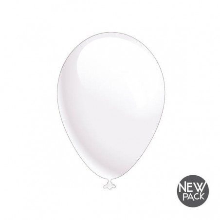 PALLONCINI IN LATTICE 28cm BIANCHI 16pz