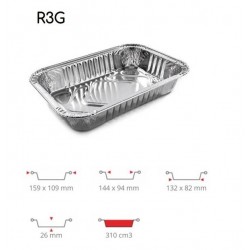TEGLIA ALLUMINIO 2 PRZ 100pz R3G CONTITAL