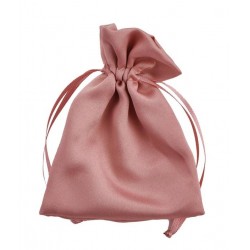 SACCHETTO RASO 9x12cm MALVA 12pz