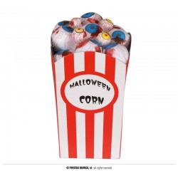CONFEZIONE OCCHI 9x8x16cm HALLOWEEN CORN