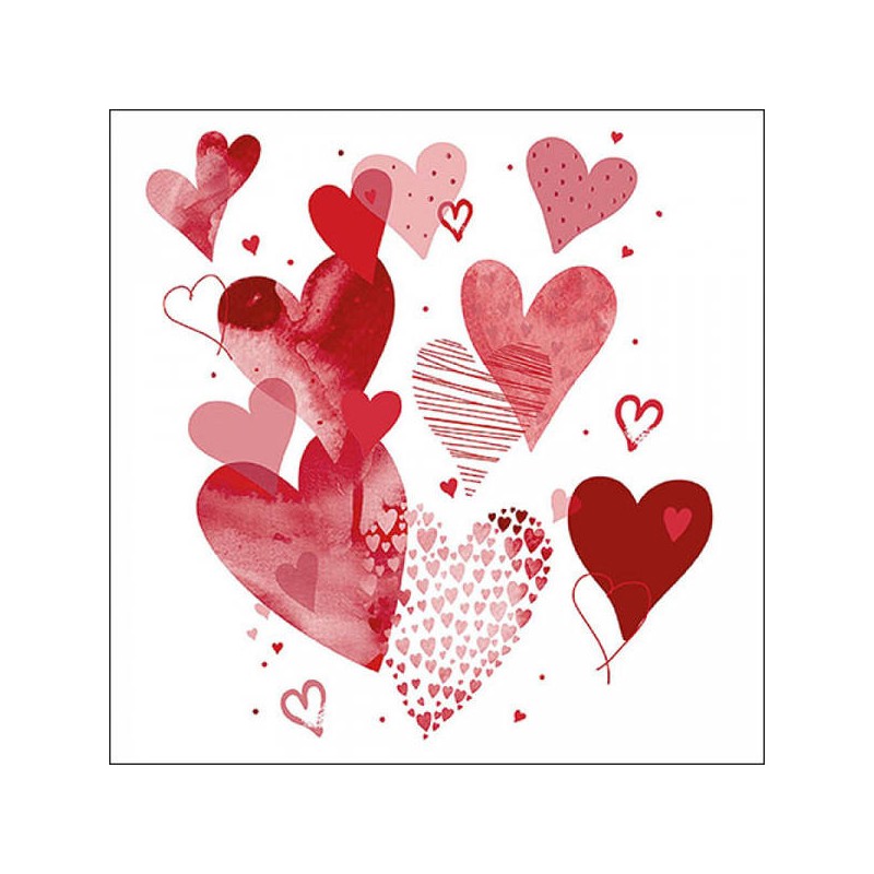 TOVAGLIOLI 33x33 WITH LOVE RED