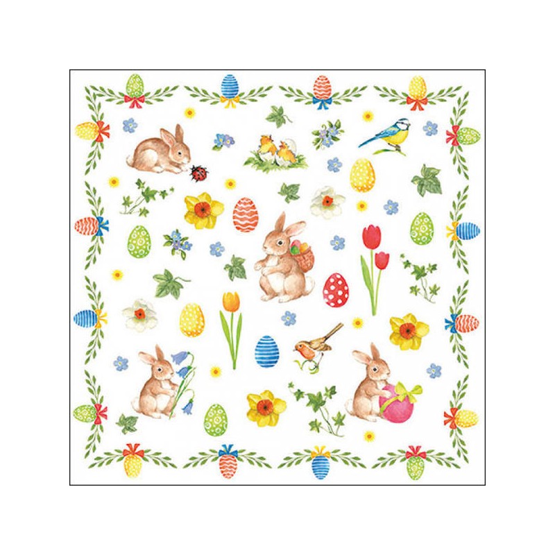 TOVAGLIOLI 33x33 PASQUA COLLAGE 20pz
