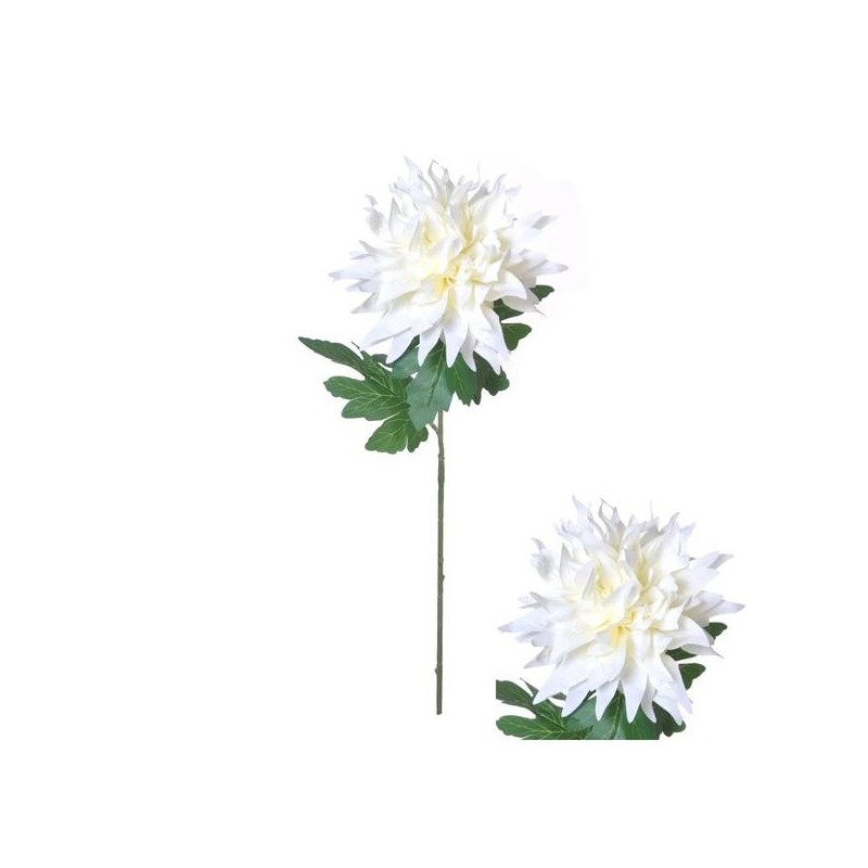 FIORE DALIA C/STELO 75cm BIANCO
