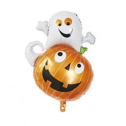 PALLONE MYLAR ZUCCA E FANTASMA SUPER SHAPE 86cm
