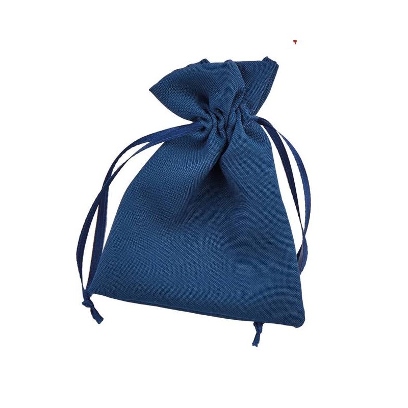 SACCHETTO COTTON 9x12cm BLU 12pz