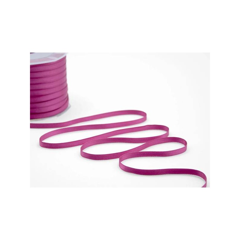 NASTRO DOPPIO RASO mm6x100mt COL.68 CICLAMINO