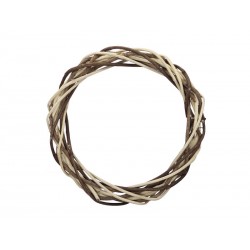 CORONE BICOLOR INTRECCIATE ECO ø15cm 7PZ