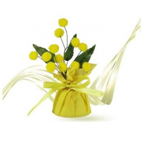 MAZZETTO MIMOSA CON BASE 15cm 5907