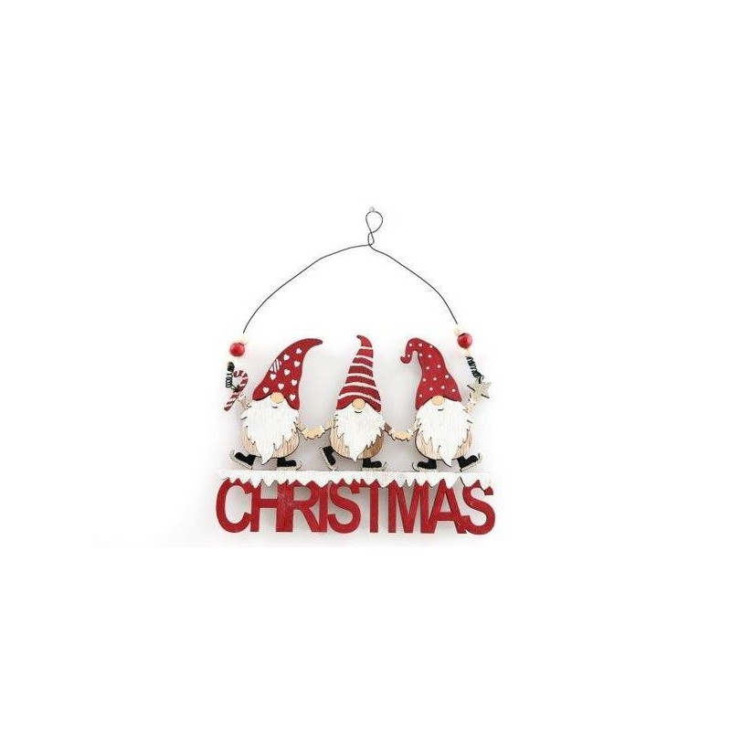 DECORAZIONE DA APPENDERE 3 BABBO NATALE