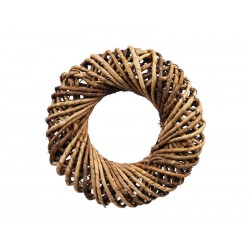 CORONA  NATURAL STRUTTURA METALLO INTERNA Ø40x10cm