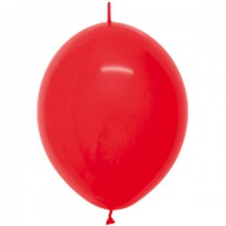 PALLONCINI LATTICE LINK 12" 30cm 25pz ROSSO SEMPRETEX