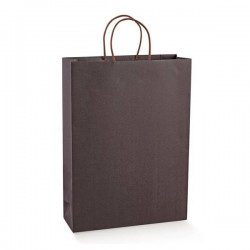 SHOPPER SKIN COFFE MANICO CORDA C/FONDO SEP. 27,5x9,5x38cm
