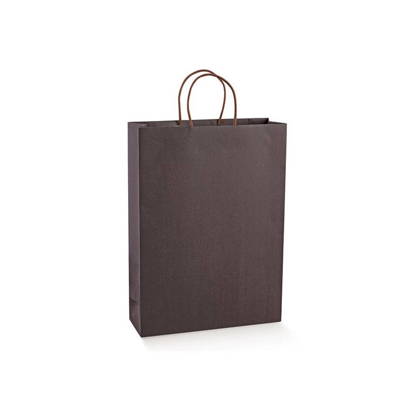SHOPPER SKIN COFFE MANICO CORDA C/FONDO SEP. 27,5x9,5x38cm
