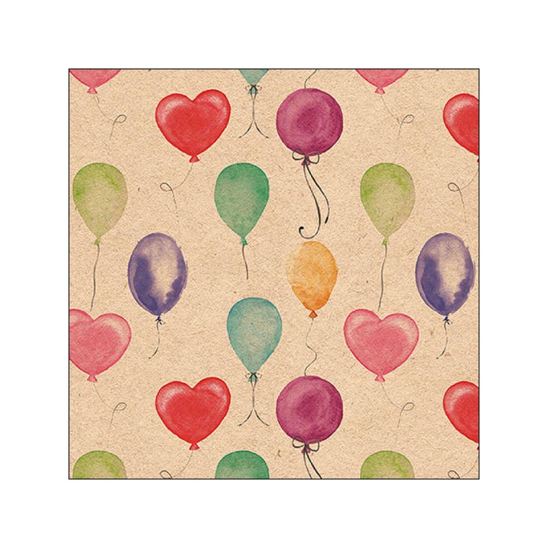 TOVAGLIOLI 33x33 RECYCLED PALLONCINI 20pz