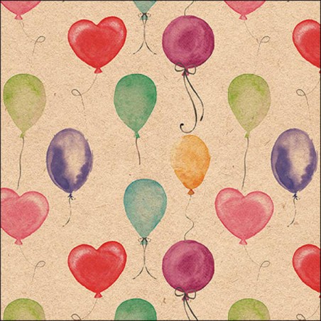 TOVAGLIOLI 33x33 RECYCLED PALLONCINI 20pz