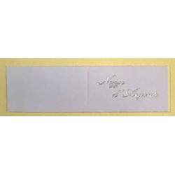 BIGLIETTI BOMBONIERA NOZZE D'ARGENTO 20pz 65/4