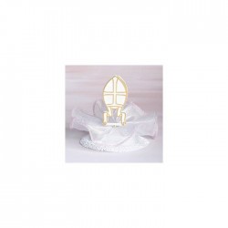 SOGGETTO CRESIMA MITRIA ROSA ART.27088B