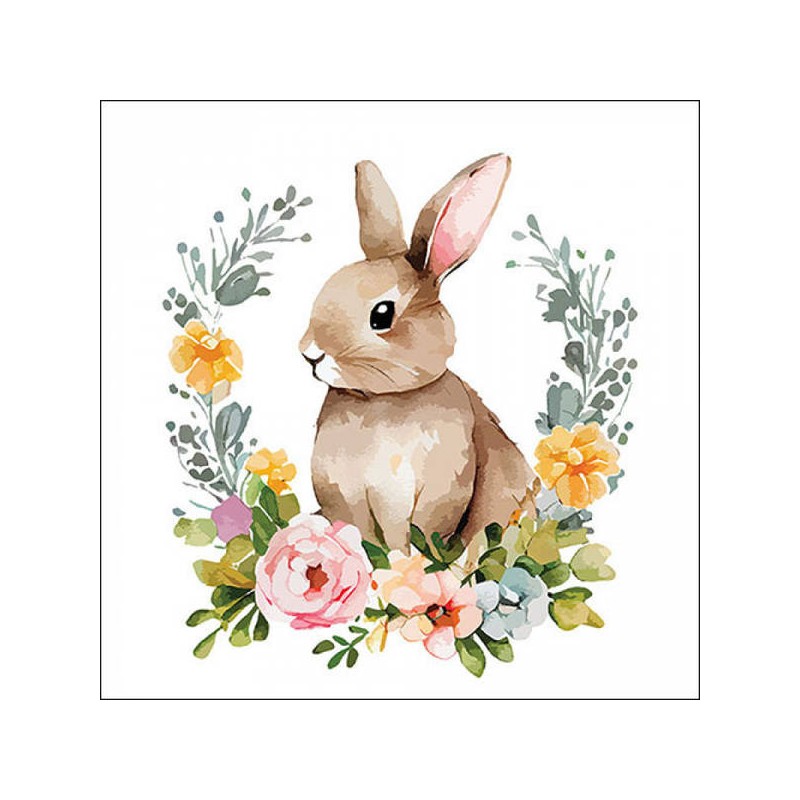 TOVAGLIOLI 33x33 CONIGLIO PASQUALE 20pz