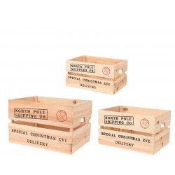 CASSETTA LEGNO NORTH POLE 30x20xh15cm 1/3