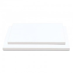 SOTTOTORTA CAKE BOARD RETTANGOLARE 40x60x1,2cm BIANCO