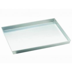 TEGLIA RETTANGOLARE ALLUMINIO 40x30x3cm AGNELLI