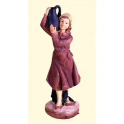 DONNA CON BROCCA PVC 10cm COL.ECO