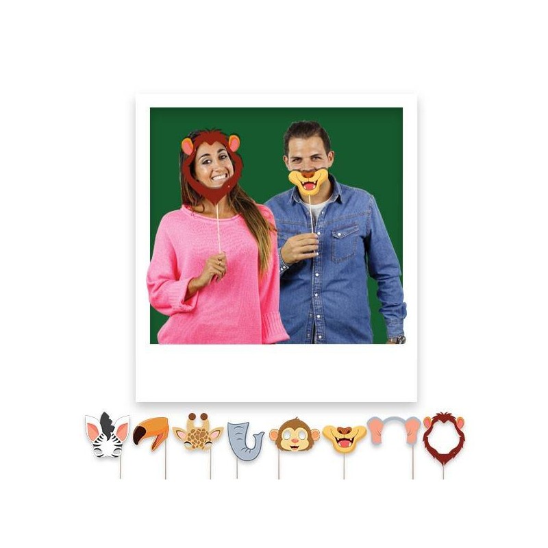 PHOTO BOOTH JUNGLE 20cm 8pz