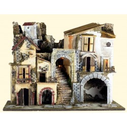 PRESEPE 60x34x44cm CON LUCE