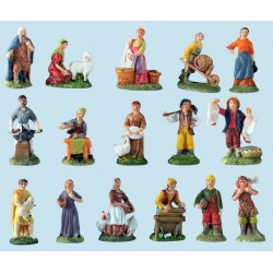 PASTORE IN RESINA 6cm COLORI ASS.TI 4pz