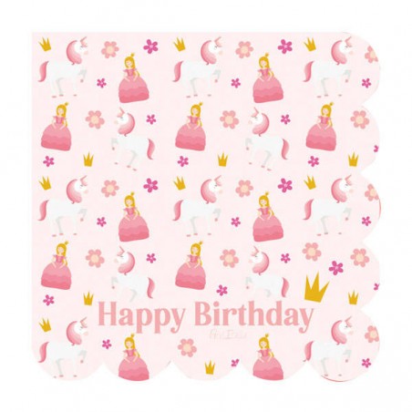 TOVAGLIOLI 33x33 PRINCESS UNICORN C/SMERLO 16pz