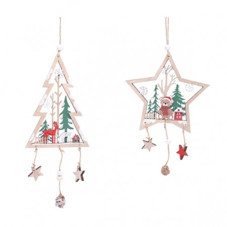 APPENDINO IN LEGNO NATALIZIO 36cm 2ass.ti