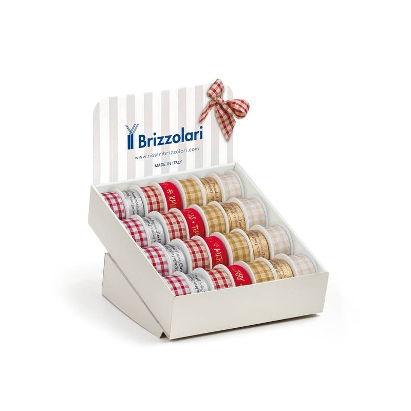 BOBINA TEX NATALE mm30x3mt 9640/21 ASS.TI 1pz