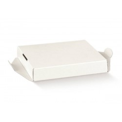FONDO ASTUCCIO UOVO 21x21x5cm FIBRA BIANCO (PER SCATOLA TRASPARENTE)