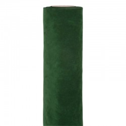RUNNER DOUBLE VELVET cm30x3mt DARK GREEN