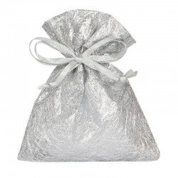 BUSTA JACQUELINE 8x10cm SILVER 10pz