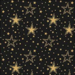 TOVAGLIOLI 33x33cm NIGHT SKY GOLD/BLACK 20pz