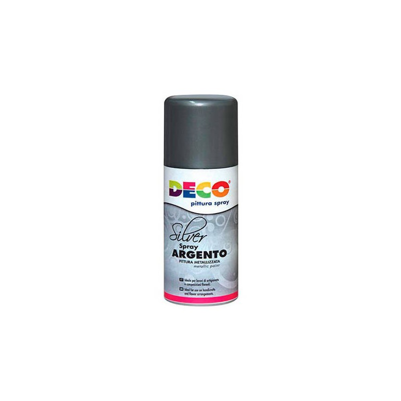 BOMBOLA VERNICE SPRAY 150ml ARGENTO