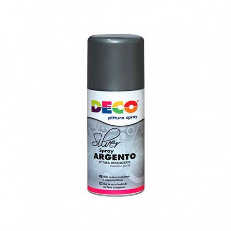 BOMBOLA VERNICE SPRAY 150ml ARGENTO