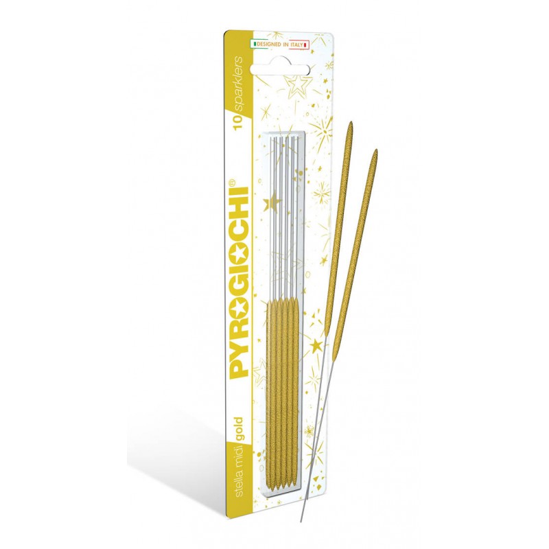 STELLINA SCINTILLANTE MIDI ORO 10pz