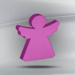 SAGOMA POLISTIROLO PASTELLO ANGELO 3cm FUCSIA