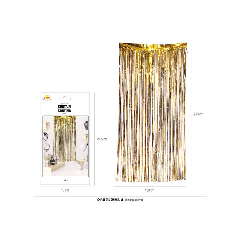 TENDA ORO METAL 100x200cm