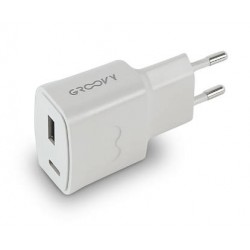 SPINA 1USB+1USB-C 3.1A NEW GROOVY