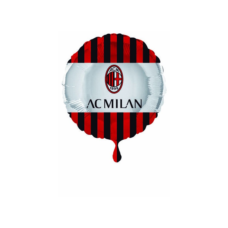 PALLONE MYLAR 43cm MILAN LOGO