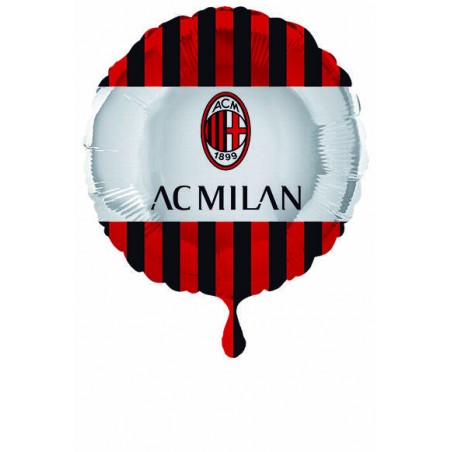 PALLONE MYLAR 43cm MILAN LOGO