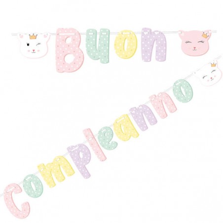 FESTONE BUON COMPLEANNO LADY KITTY 2,5mt