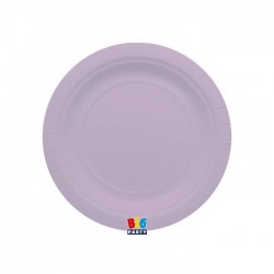 PIATTI DESSERT ECOLOR BIODEGRADABILI 18cm LILLA 25pz