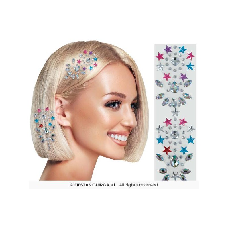 ADESIVI PER CAPELLI MULTICOLORE