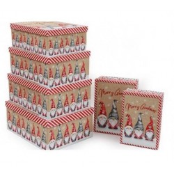 SCATOLA GNOMI 34,5x26,5x15cm 6/6